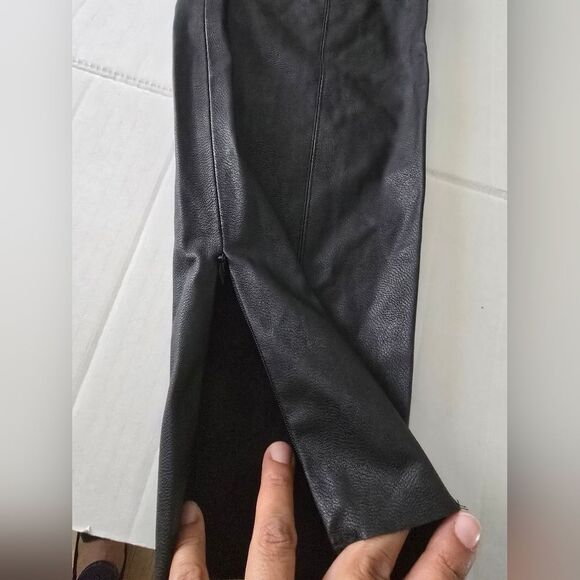 NWT Zara High Rise Faux Leather Leggings Size XL - Picture 9 of 13